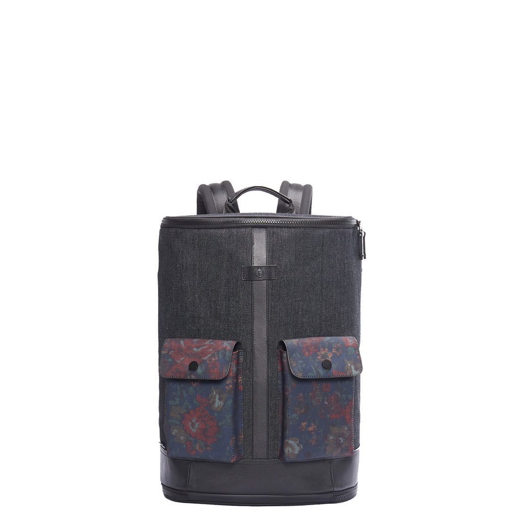 Captain Zip Around Backpack (S) (Denim)