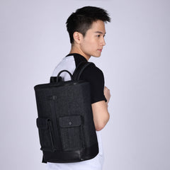 Captain Zip Around Backpack (S) (Denim)