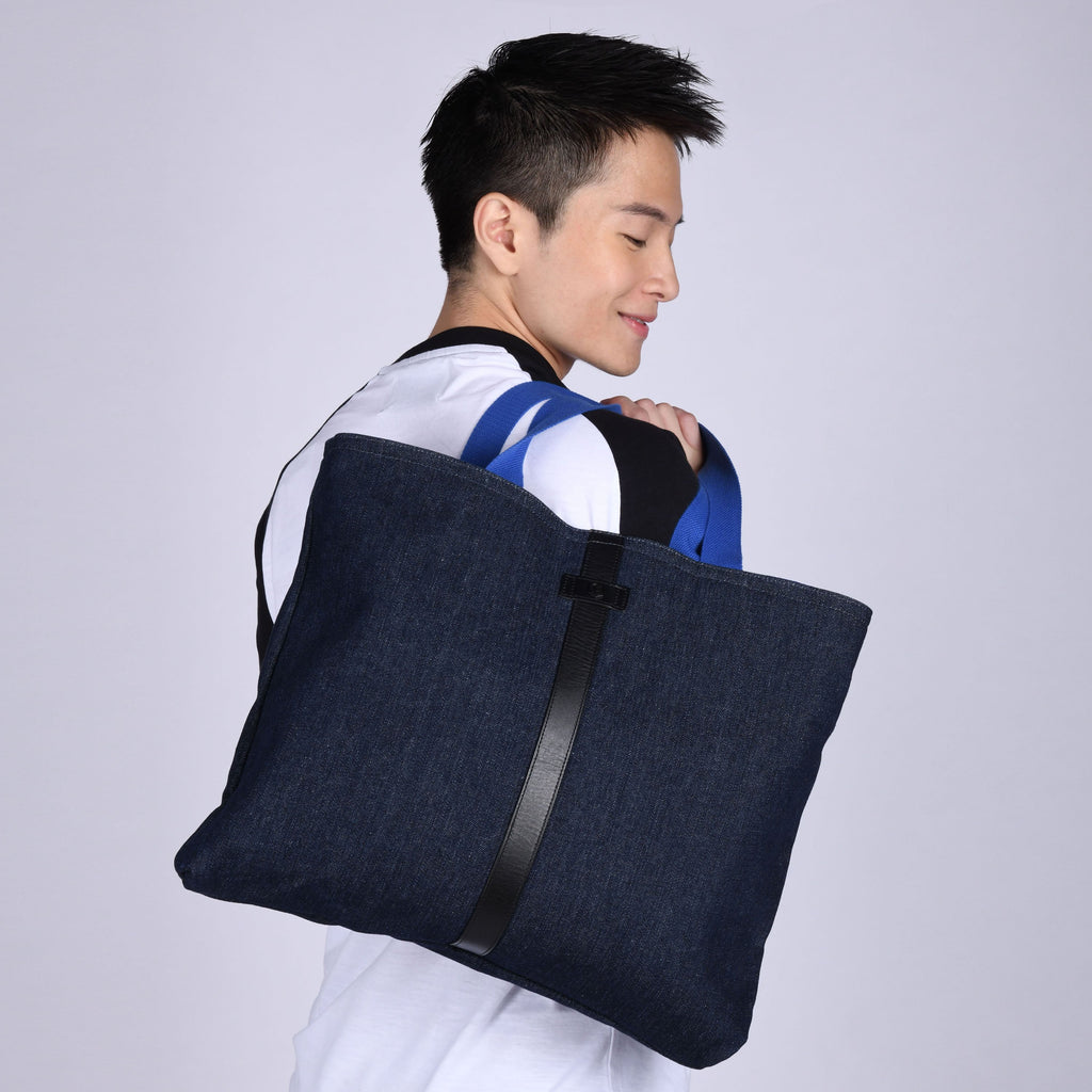 York Double Sided Tote Bag Free Knit FREQUENT FLYER