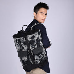 Captain Zip Around Backpack (L) (Denim)