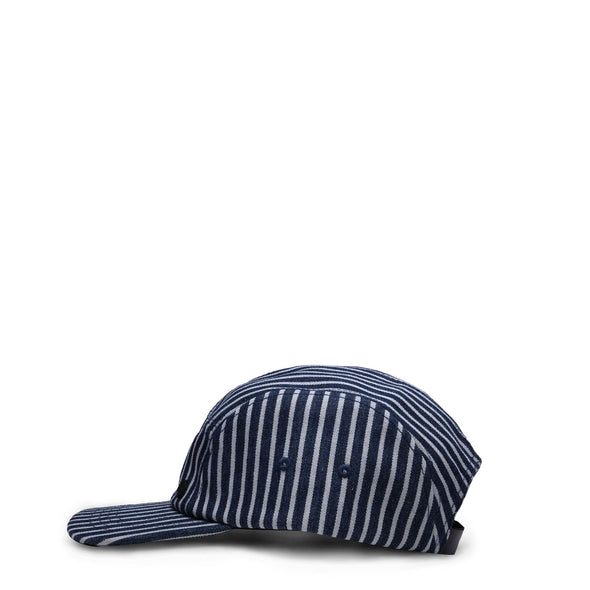 NORMAN DENIM HAT - DENIM STRIPE BLUE