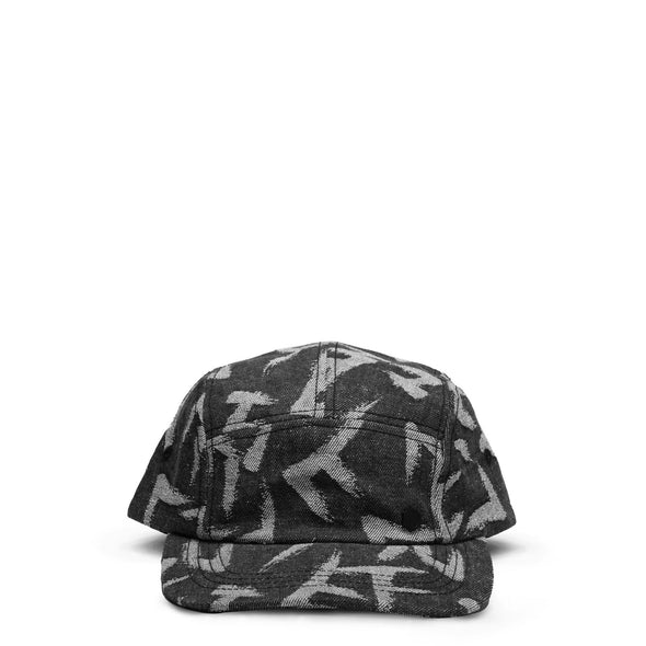 NORMAN DENIM HAT - DENIM BLACK CALLIGRAPHY