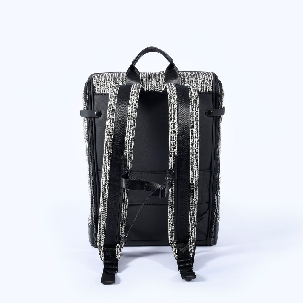 CAPTAIN ZIP AROUND BACKPACK (M) (LEATHER)